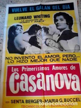 Kino: afiche los primerisimos amores de casanova 1969
