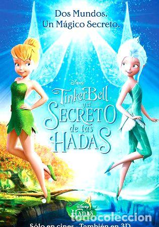 Kino: poster original cine tinkerbell y el secreto de las hadas