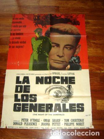 Kino: afiche de cine la noche de los generales peter o toole 1967