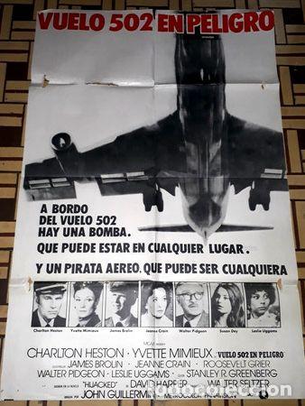 Kino: vuelo 502 en peligro afiche cheston ymimieux jbrolin 523