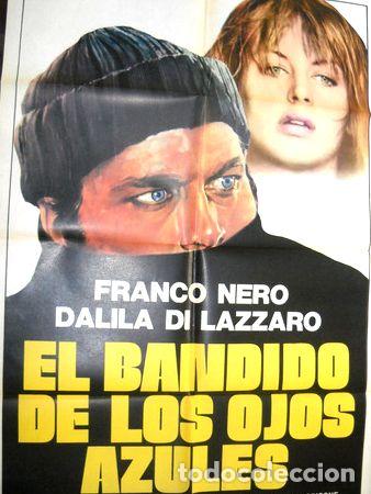 Kino: afiche cine el bandido de los ojos azules franco nero polici