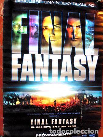 Cine: poster original cine final fantasy 2001 100x70