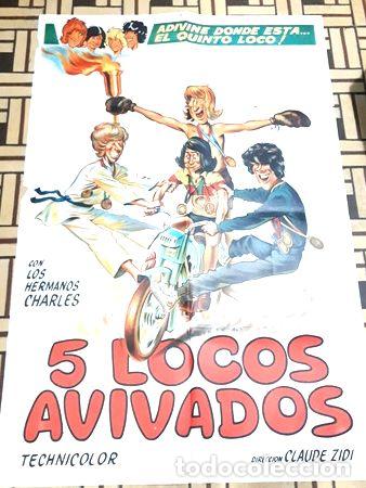 Kino: 5 locos avivados afiche hermanos charles czidi 585