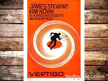 Kino: poster pelicula vertigo hitchcock 47x32cm 200grms