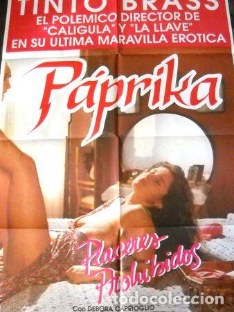 Kino: afiche cine paprika tinto brass debora caprioglio italia ero