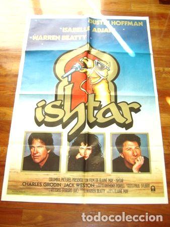 Kino: afiche de cine ishtar dustin hoffman isabelle adjani