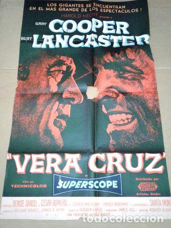 Cine: vera cruz afiche gary cooper burt lancaster 461