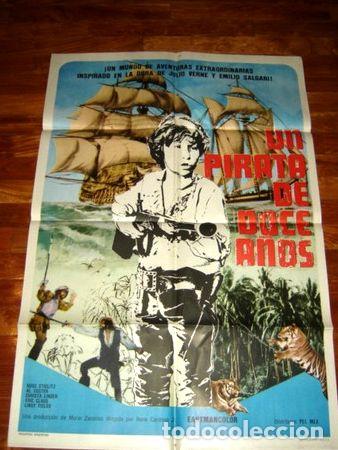 Kino: afiche un pirata de doce anos 1972 stiglitz cardona linder