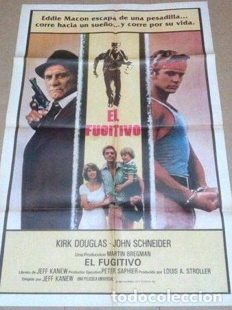 Kino: el fugitivo afiche de cine kirk douglas j schneider 559