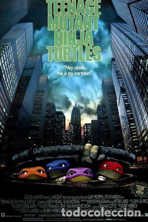Kino: posters cine tortugas ninja serie 90 afiches 45x30 cm