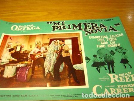 Kino: lobby card mi primera novia palito ortega dean reed 1965