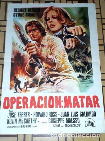 Kino: operacion matar afiche helmut berger sydne rome 978