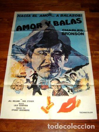 Kino: afiche de cine amor y balas charles bronson love and bullets