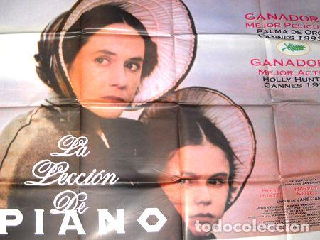 Kino: afiche cine la leccion de piano holly hunter harvey keitel