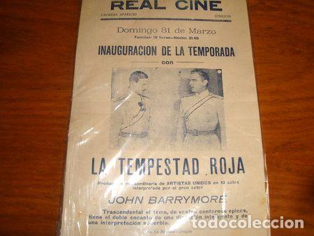 Kino: flyer afiche inauguracion temporada con la tempestad roja