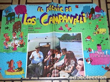 Kino: el picnic de los campanelli poster cine enrique carreras c48