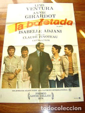 Kino: afiche de cine la bofetada lino ventura isabelle adjani