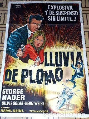 Kino: lluvia de plomo afiche george nader ssolar haral reinl 814