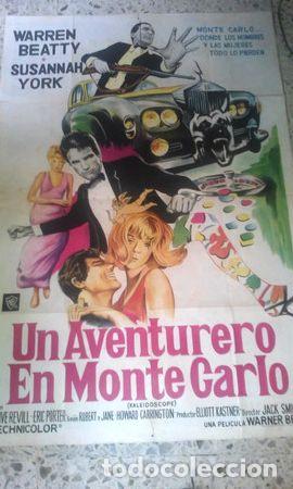 Kino: warren beatty afiche un aventurero en monte carlo