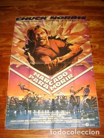 Kino: afiche de cine marcado para morir chuck norris karate kung f