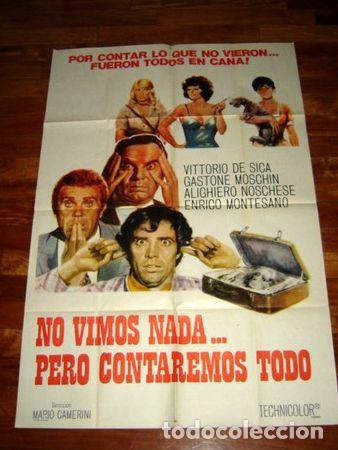Kino: afiche de cine no vimos nada pero contaremos todo de sica