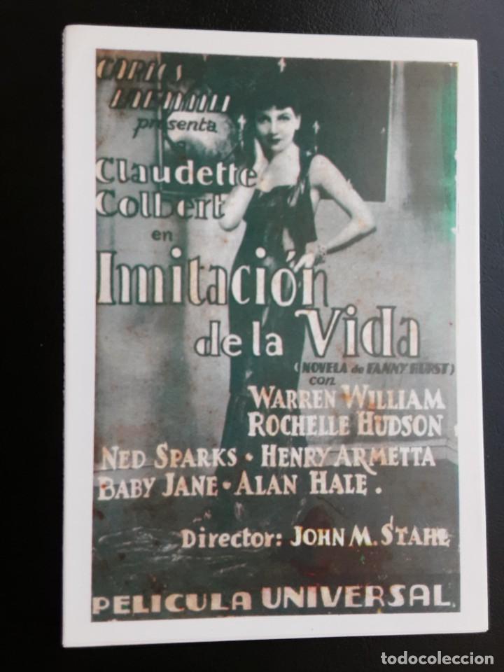 Kino: IMITACI&Oacute;N DE LA VIDA CLAUDETTE COLBERT IMPRESO EN LOS A&Ntilde;OS 80