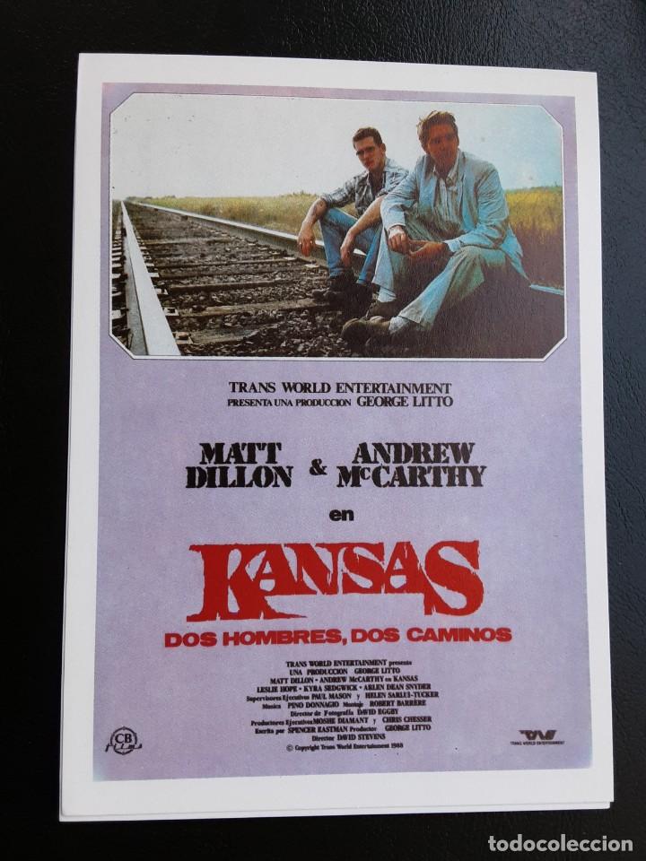 Kino: KANSAS DOS HOMBRES, DOS CAMINOS MATT DILLON IMPRESO EN LOS A&Ntilde;OS 80