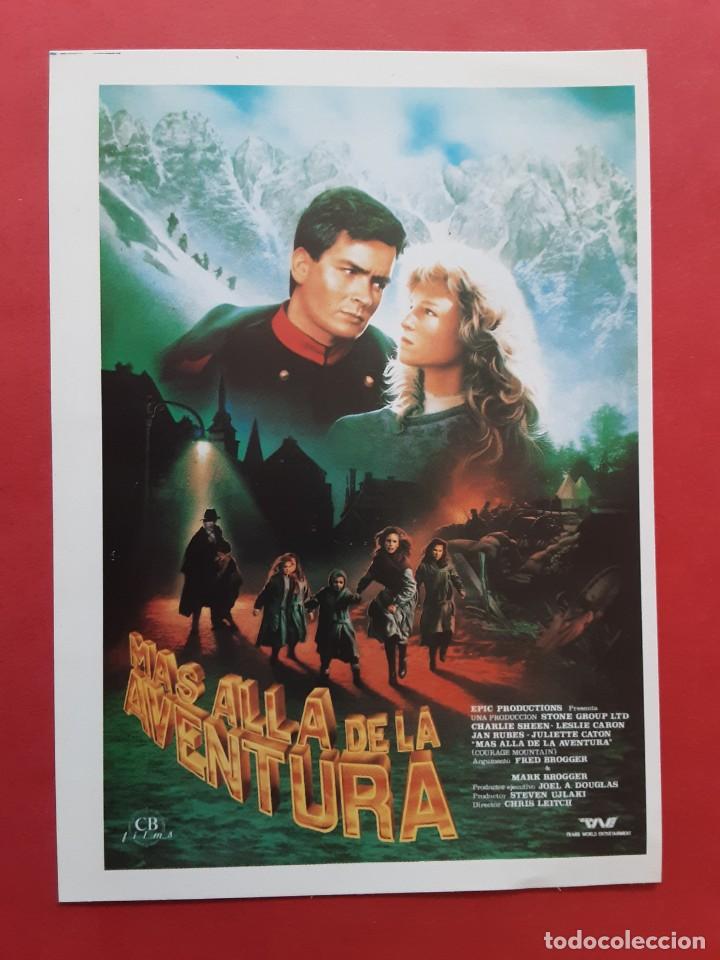 Kino: M&Aacute;S ALL&Aacute; DE LA AVENTURA CHARLIE SHEEN IMPRESO EN LOS A&Ntilde;OS 80