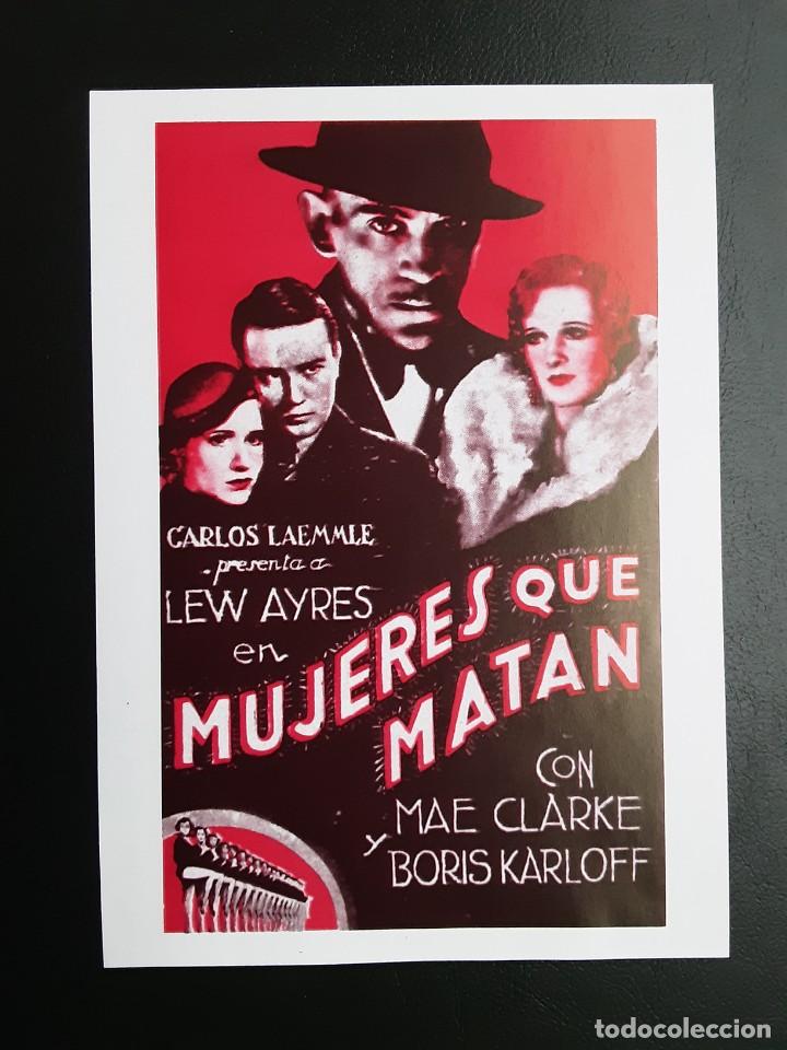 Kino: MUJERES QUE MATAN MAE CLARKE BORIS KARLOFF IMPRESO EN LOS A&Ntilde;OS 80