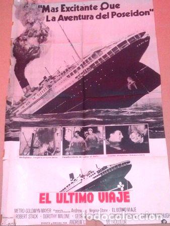 Cine: el ultimo viaje afiche de cine robert stack 500 - Foto 1