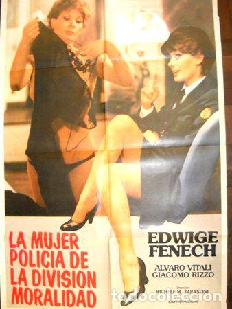 Kino: afiche cine la mujer policia de la division moralidad edwige