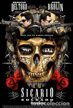 Cinema: poster original de cine sicario 27