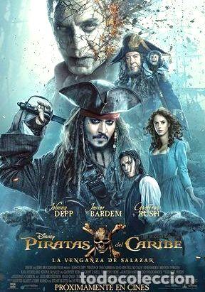 Cinema: poster original de cine piratas del caribe 19