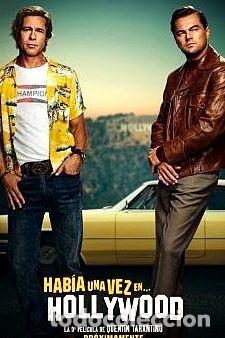 Cinema: poster original de cine habia una vez en hollywood 72