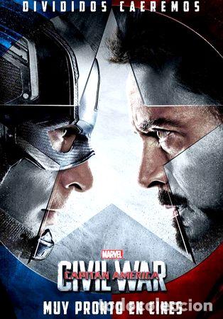 Kino: poster capitan america civil war 100 x 70 cm