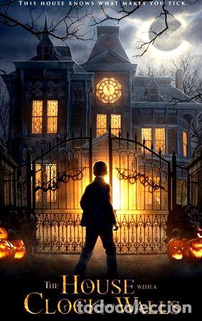Kino: poster original de cine la casa con el reloj de pared 141