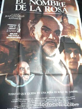 Kino: afiche de cine el nombre de la rosa sean connery