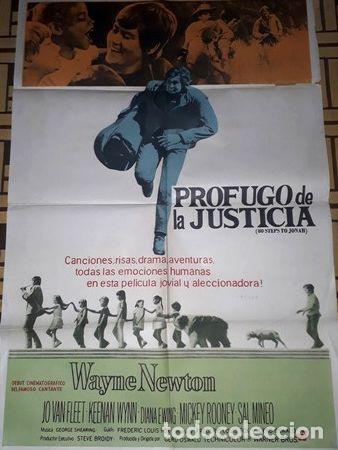 Kino: profugo de la justicia afiche wayne newton jo van fleet g11