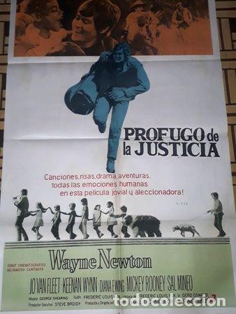 Kino: profugo de la justicia afiche jvan fleet wayne newton g12