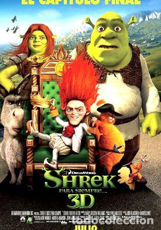 Cine: poster original de cine shrek capitulo final 64 - Foto 1