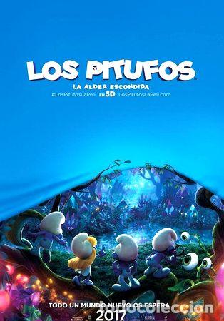 Kino: poster original de cine los pitufos 122