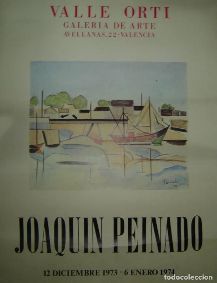 Kino: Cartel de exposici&oacute;n de Joaqu&iacute;n Peinado en galer&iacute;a de Valencia