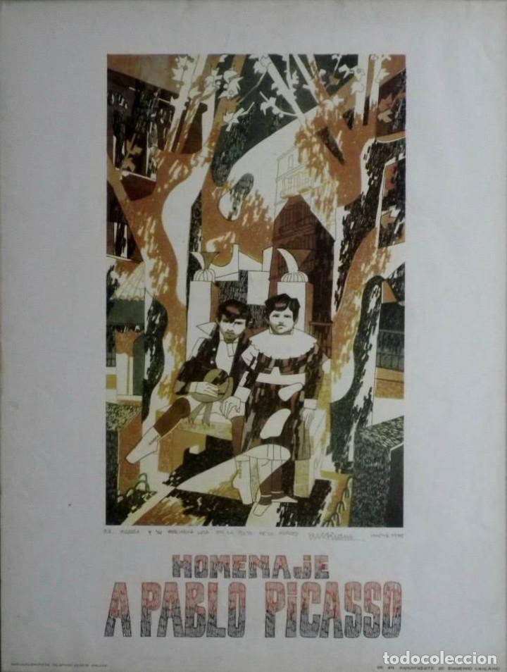 Kino: Cartel de Eugenio Chicano de homenaje a Picasso