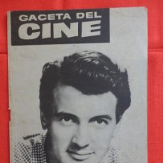 Cine: GACETA DEL CINE, ROCK KUDSON, AÑO I NÚM. 25, 29 JULIO 1960. Lote 265211879