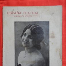 Cine: MARIA PORTILLO, ESPAÑA TEATRAL CINEMATOGRÁFICA, AÑO III, NÚM. 53, 21 JUNIO 1919