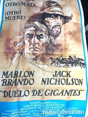 Cinema: afiche de cine duelo de gigantes brando nicholson