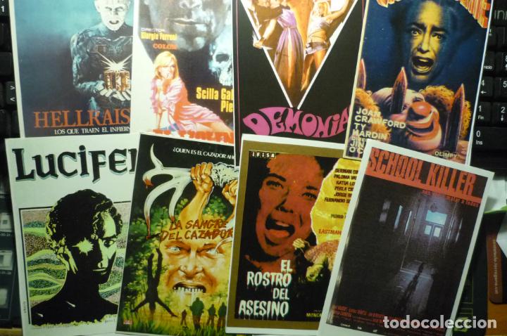 Kino: lote reproducciones papel y foto peliculas terror