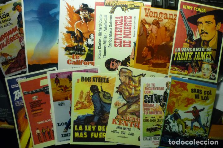 Kino: lote reproducciones peliculas oeste en foto y papel