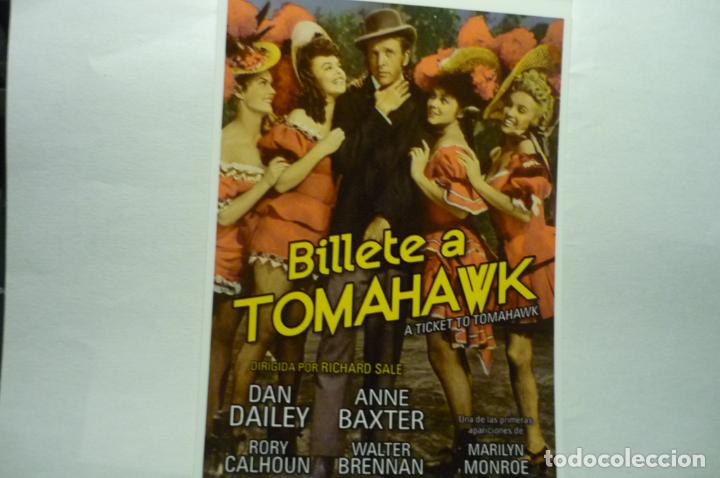 Kino: cine reproduccion foto billete a tomahawk -anne baxter
