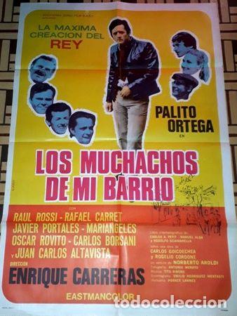 Kino: los muchachos de mi barrio afiche p ortega ecarreras h61